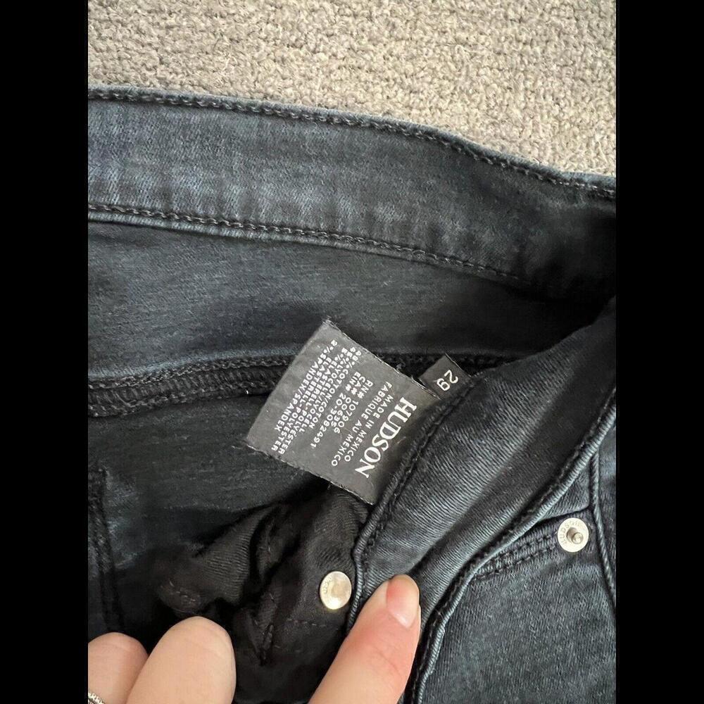 HUDSON Krista Skinny Jeans Womens SZ 29 Black Jeans - Picture 4 of 6